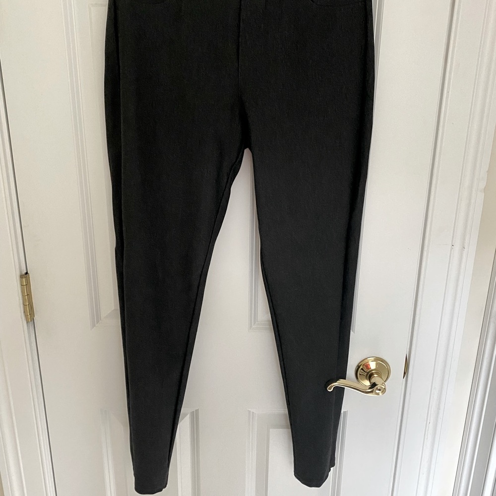 MAZE Size M thick leggings, dark Grey almost Black